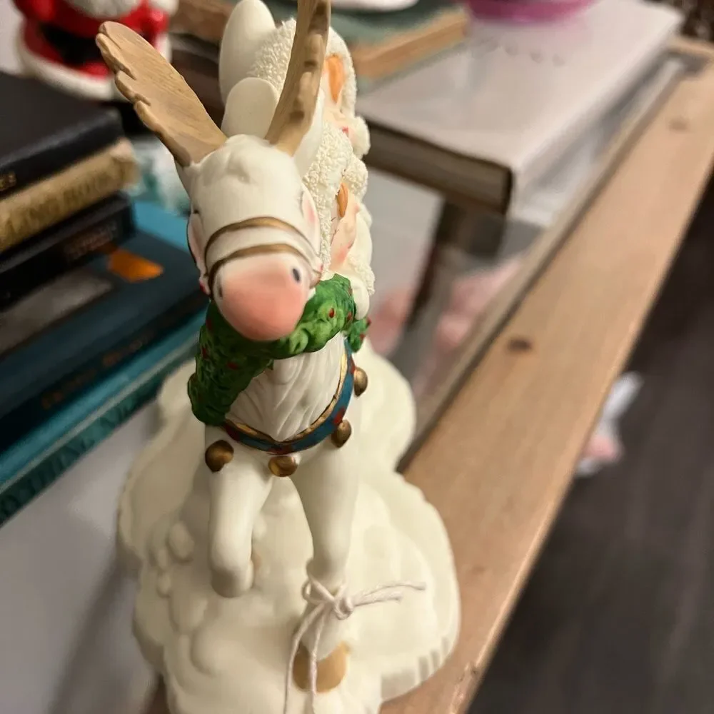 Christmas Vintage Tykes on Ice Magical Ride Porcelain Figurine.